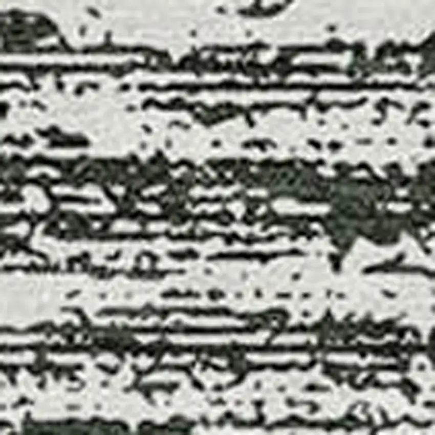 Black Ivory And Gray Striped Washable Indoor Outdoor Area Rug Photo 6