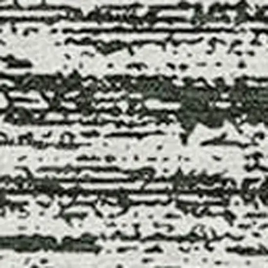 Black Ivory And Gray Striped Washable Indoor Outdoor Area Rug Photo 6