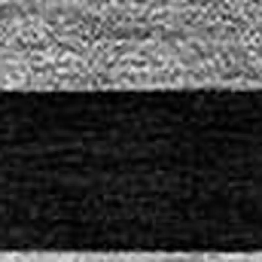 Black Ivory And Gray Striped Washable Indoor Outdoor Area Rug Photo 6