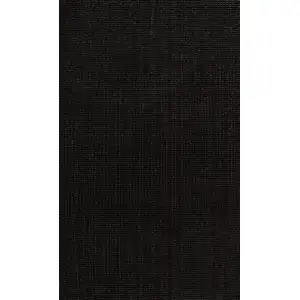 Photo of Black Jute Handmade Area Rug