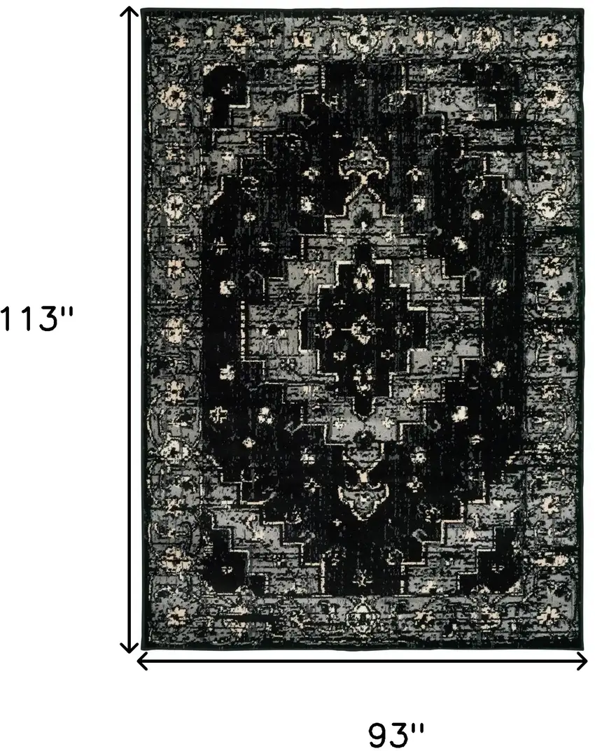 Black Area Rug Photo 3