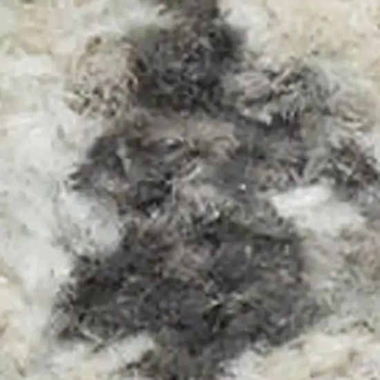 Black Mint Green And Ivory Floral Distressed Area Rug Photo 2