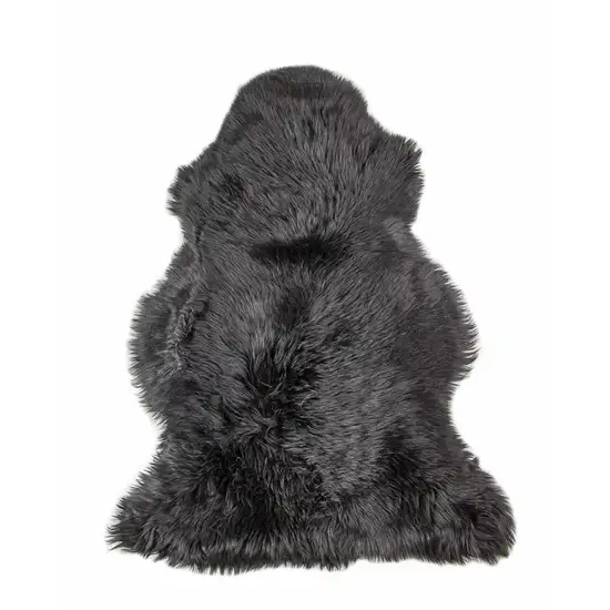 Black Shag Area Rug Photo 1