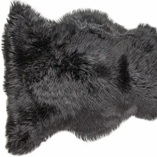 Black Shag Area Rug Photo 3