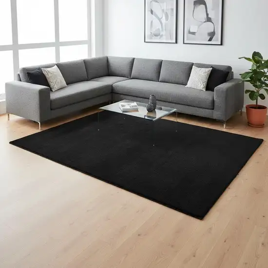 Black Non Skid Area Rug Photo 1