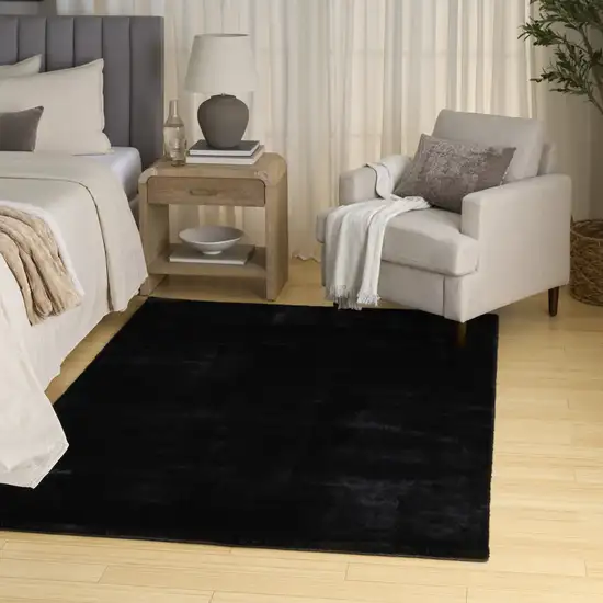Black Non Skid Area Rug Photo 5