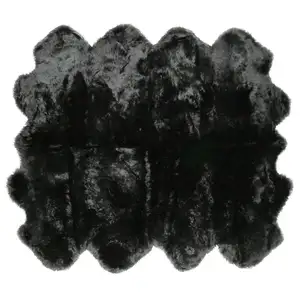 Photo of Black Octo Sheepskin - Area Rug