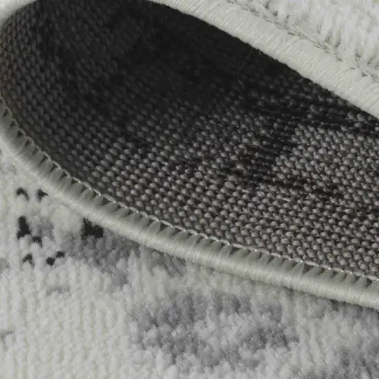 5' X 8' Black Oriental Area Rug Photo 7