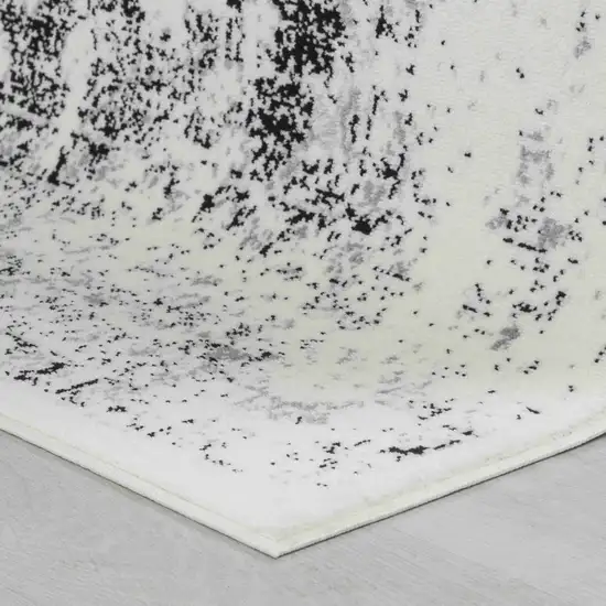 5' X 8' Black Oriental Area Rug Photo 8