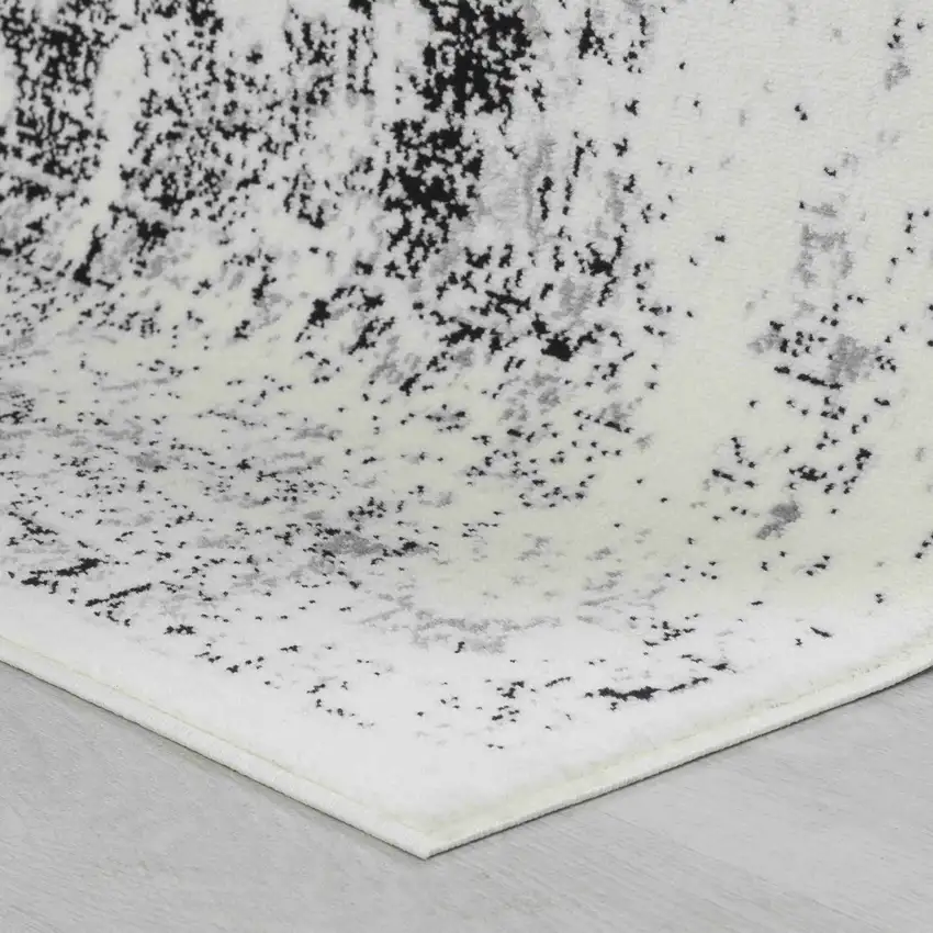 5' X 8' Black Oriental Area Rug Photo 8