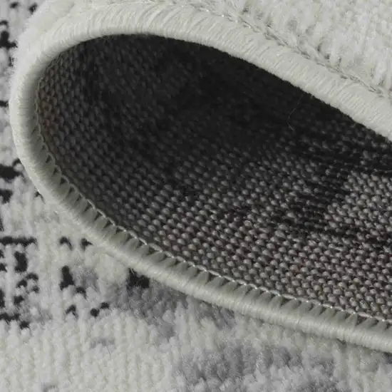 5' X 8' Black Oriental Area Rug Photo 9