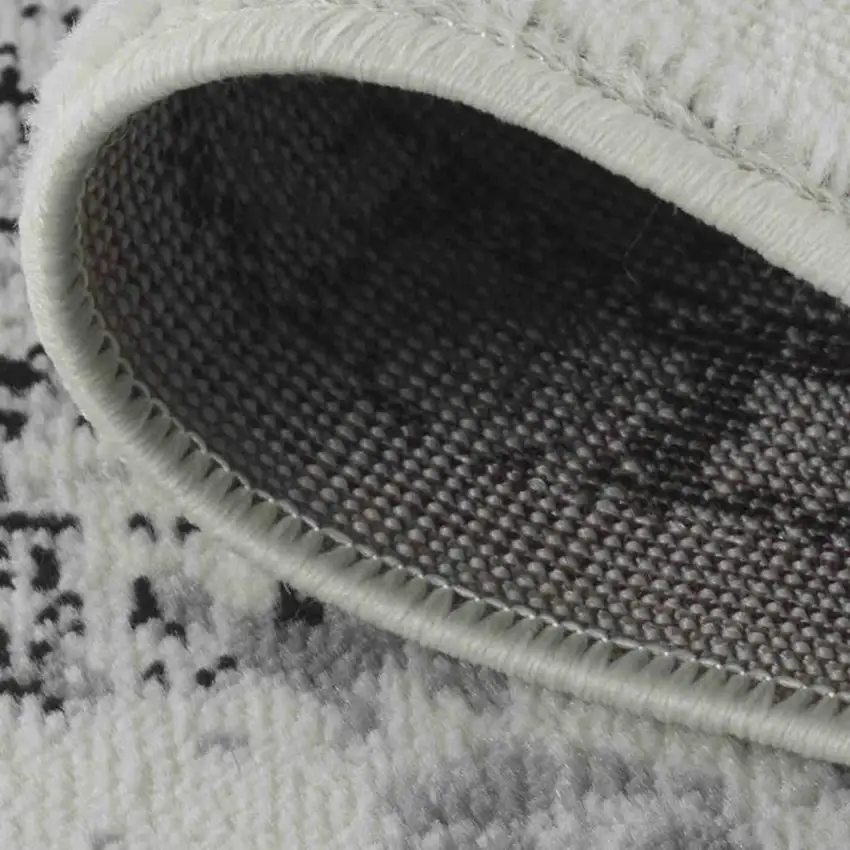 5' X 8' Black Oriental Area Rug Photo 9