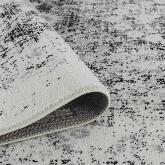 5' X 8' Black Oriental Area Rug Photo 5