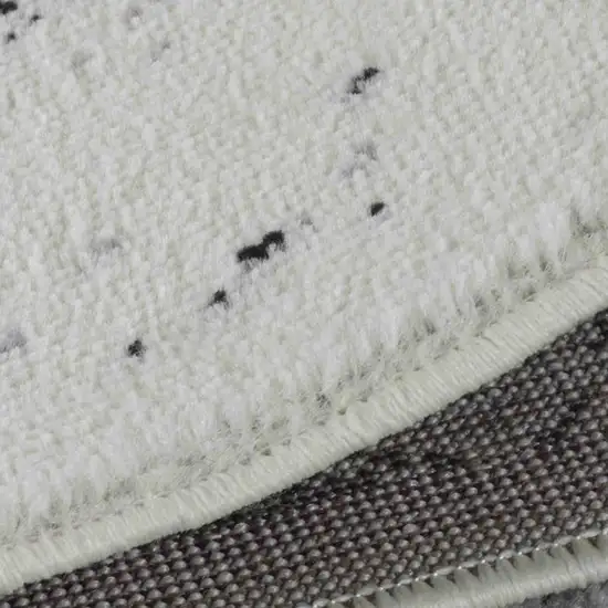 5' X 8' Black Oriental Area Rug Photo 6