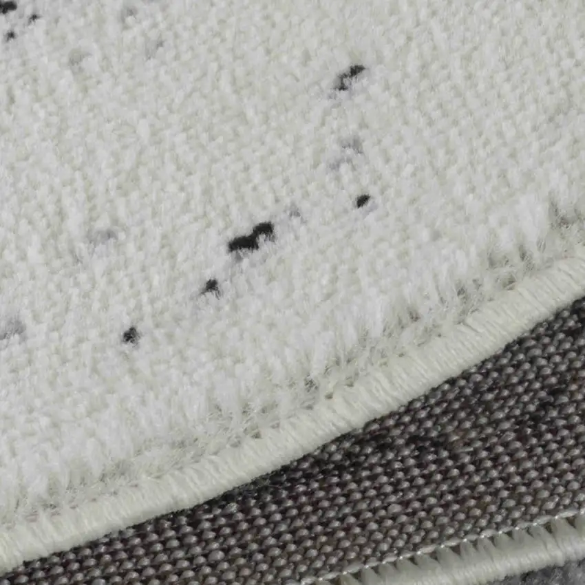 5' X 8' Black Oriental Area Rug Photo 6