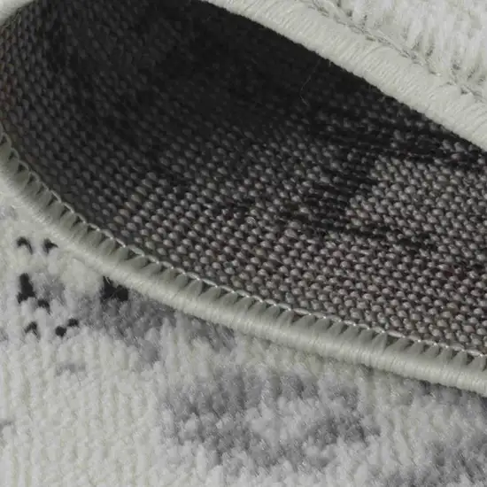 7' X 10' Black Oriental Area Rug Photo 9