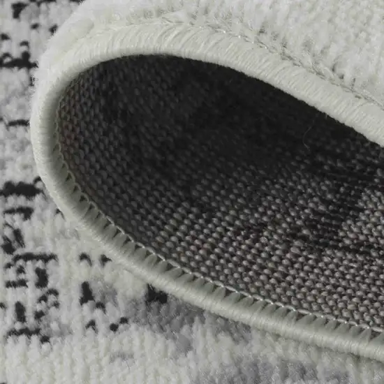 7' X 10' Black Oriental Area Rug Photo 9