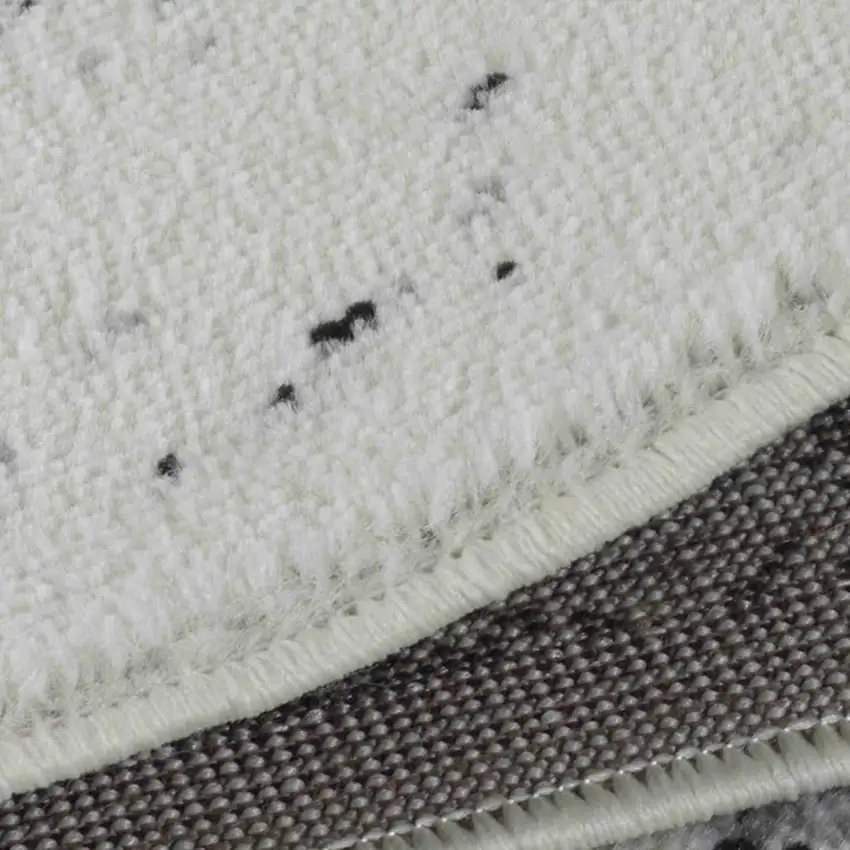 7' X 10' Black Oriental Area Rug Photo 6