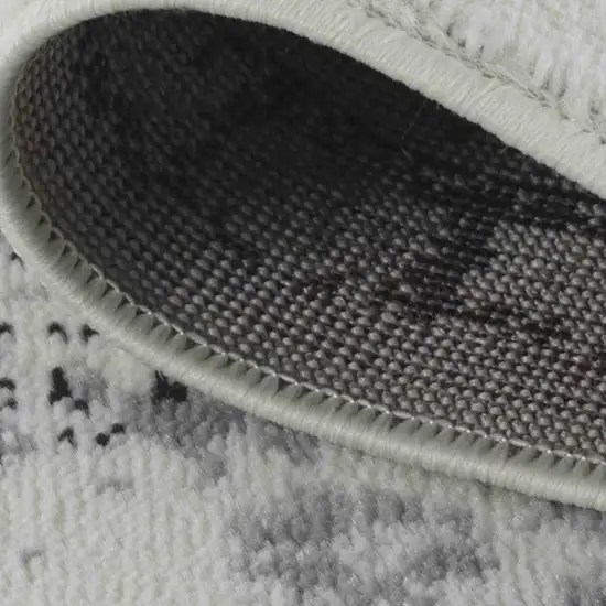 8' X 11' Black Oriental Area Rug Photo 7