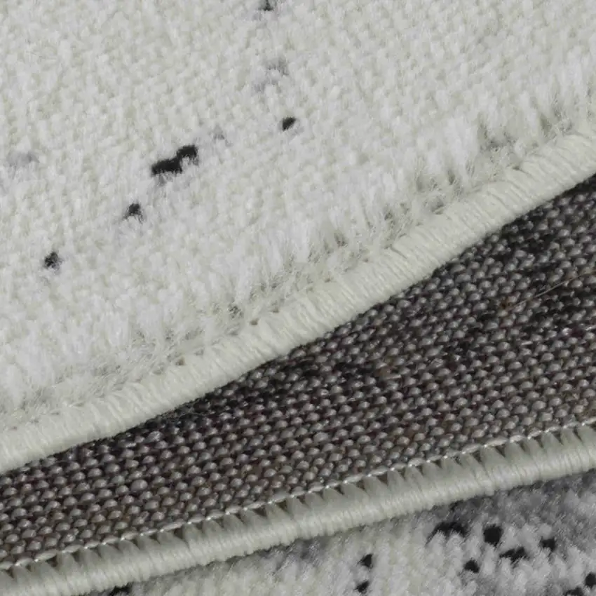 8' X 11' Black Oriental Area Rug Photo 6