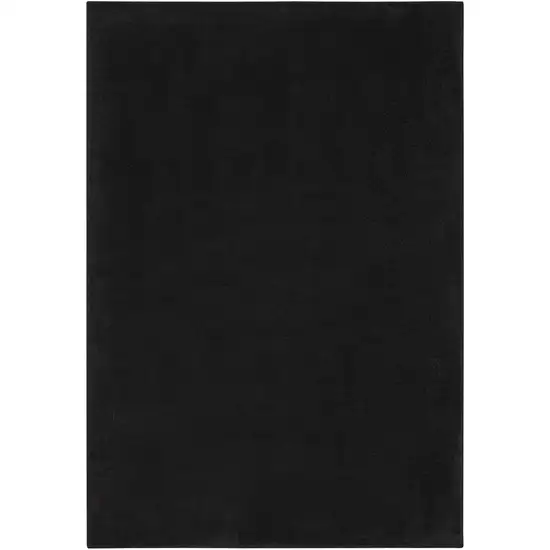 Black Power Loom Area Rug Photo 3