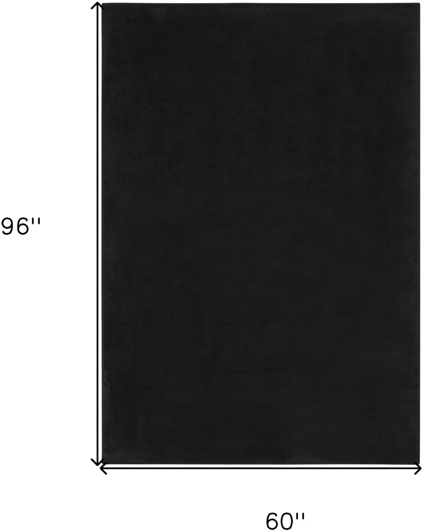 Black Power Loom Area Rug Photo 8