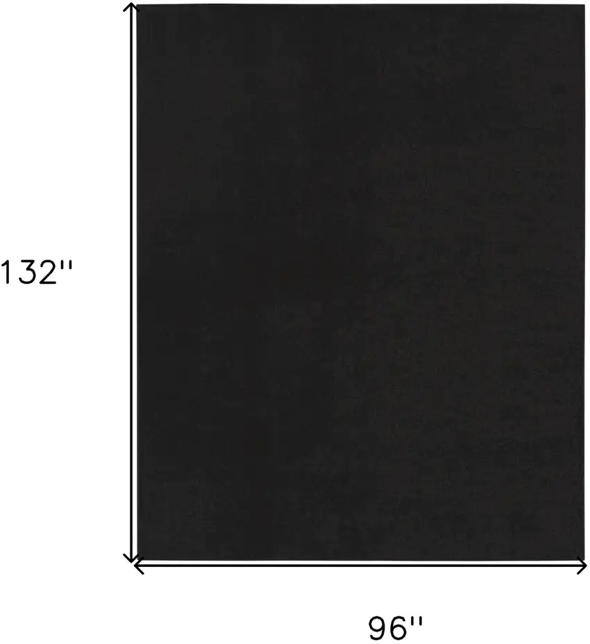 Black Power Loom Area Rug Photo 6
