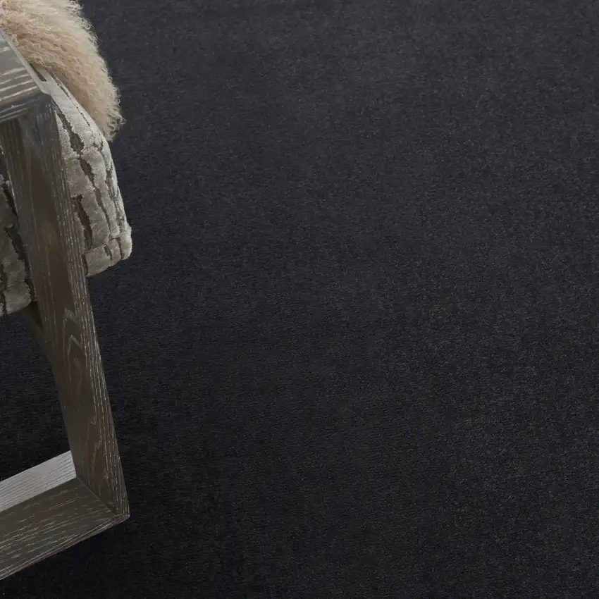 Black Power Loom Area Rug Photo 3