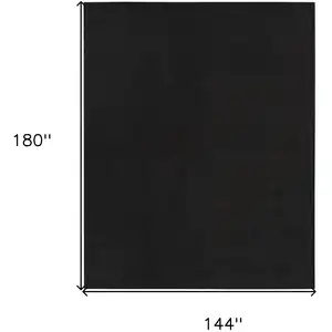 Photo of Black Power Loom Area Rug