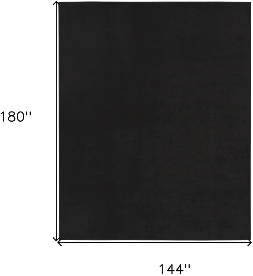 Black Power Loom Area Rug Photo 7