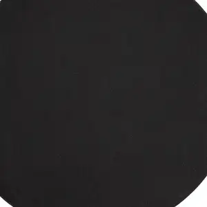 Photo of Black Round Non Skid Indoor Outdoor Area Rug