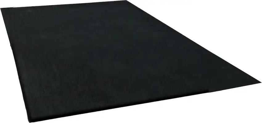 Black Shag Hand Tufted Area Rug Photo 2