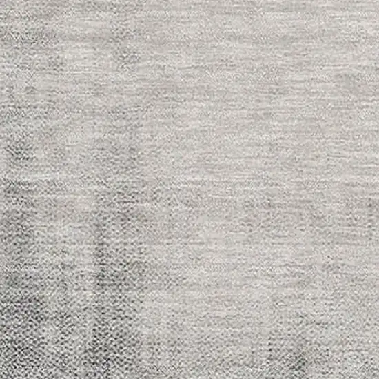 Black Silver And Gray Ombre Washable Area Rug With UV Protection Photo 3