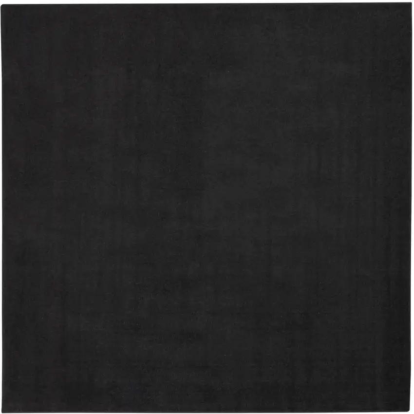 Black Square Non Skid Indoor Outdoor Area Rug Photo 5