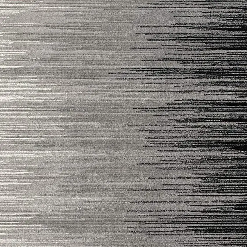 Black Abstract Dhurrie Area Rug Photo 9