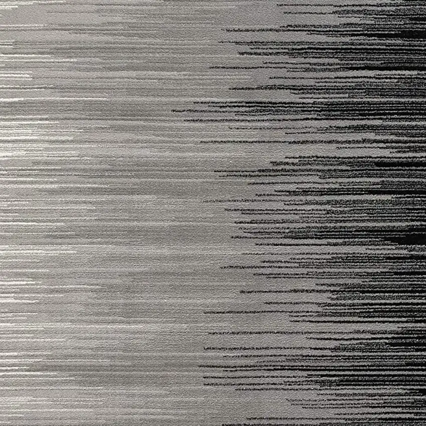 Black Abstract Dhurrie Area Rug Photo 8