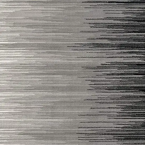 Black Abstract Dhurrie Area Rug Photo 8