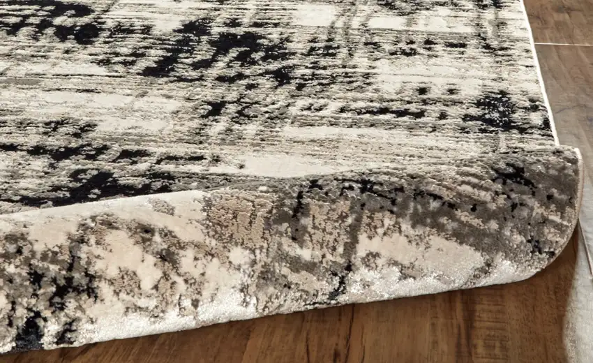 Black White And Gray Area Rug Photo 7