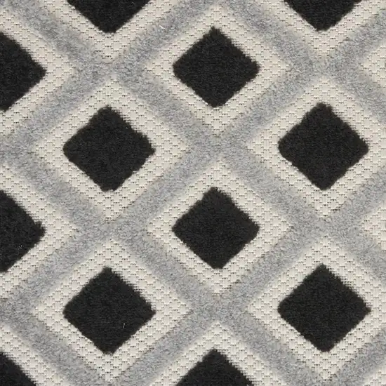 Black And White Indoor Outdoor Area Rug Photo 3