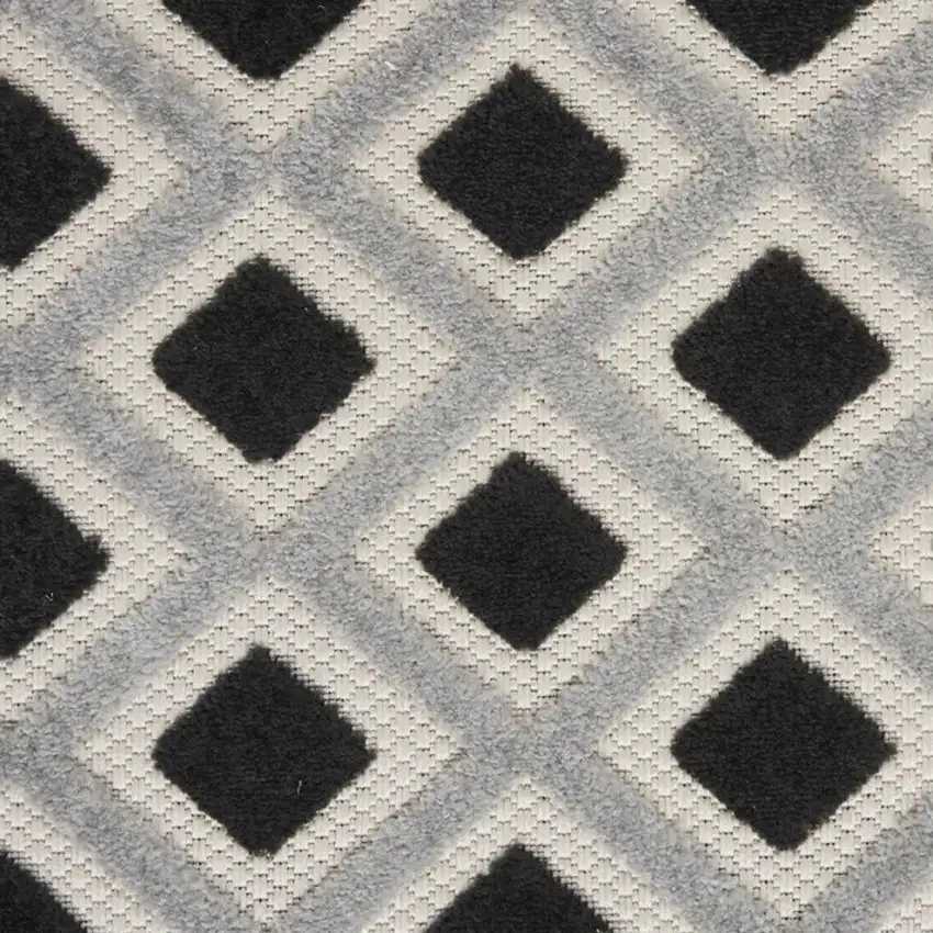Black And White Indoor Outdoor Area Rug Photo 3
