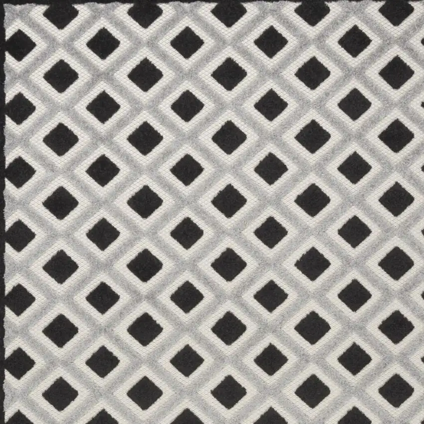 Black And White Indoor Outdoor Area Rug Photo 9