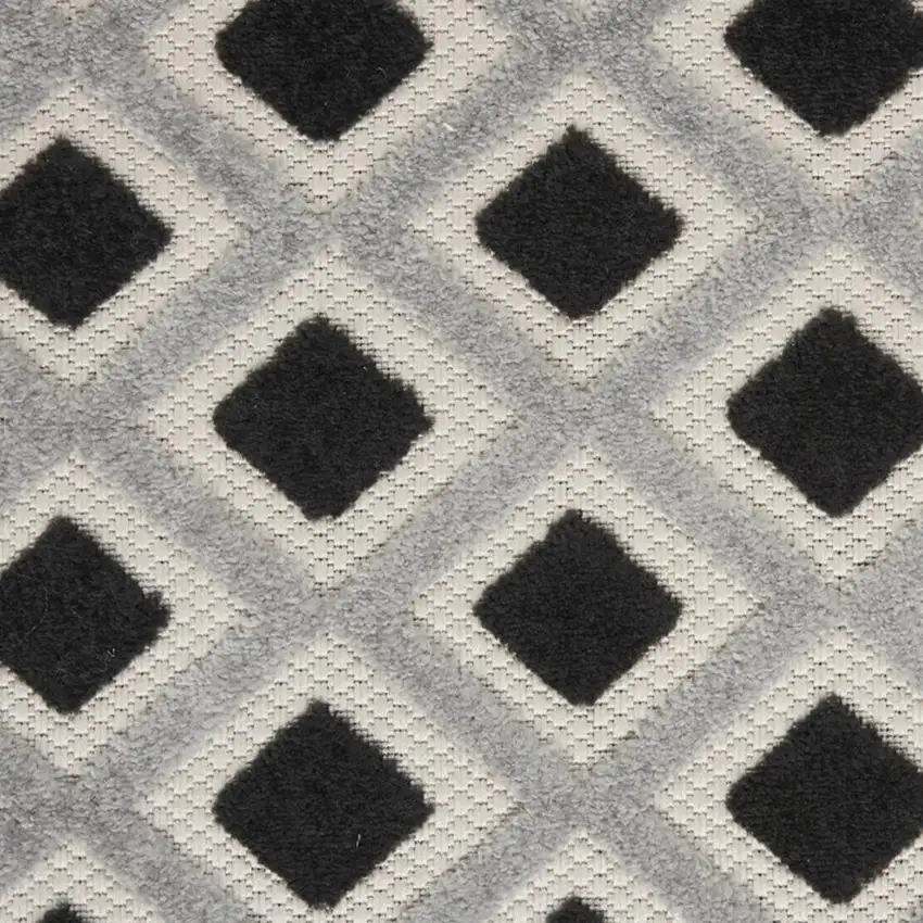 Black And White Indoor Outdoor Area Rug Photo 4