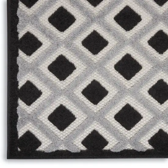 Black And White Indoor Outdoor Area Rug Photo 1