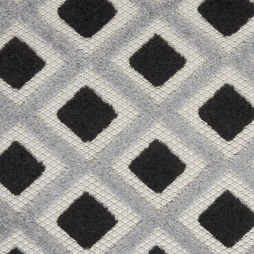 Black And White Indoor Outdoor Area Rug Photo 3