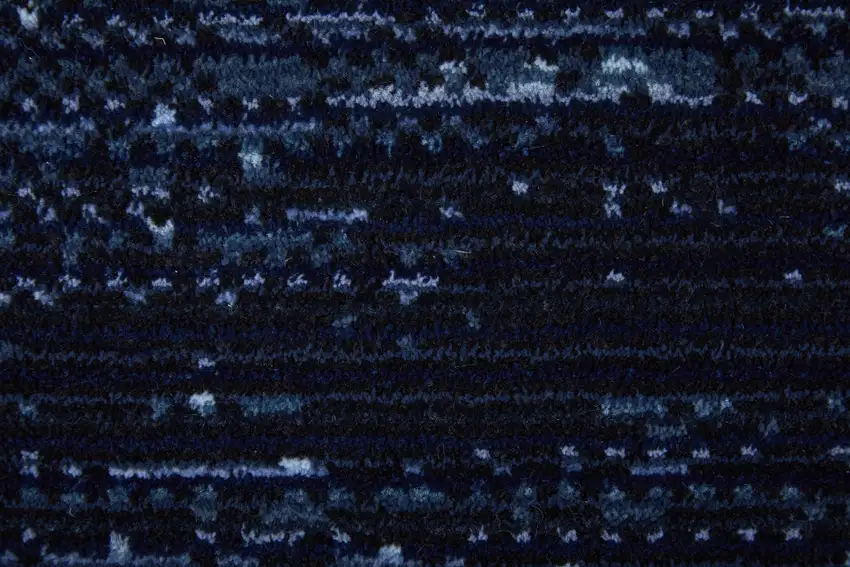 Black and Blue Power Loom Area Rug Photo 8