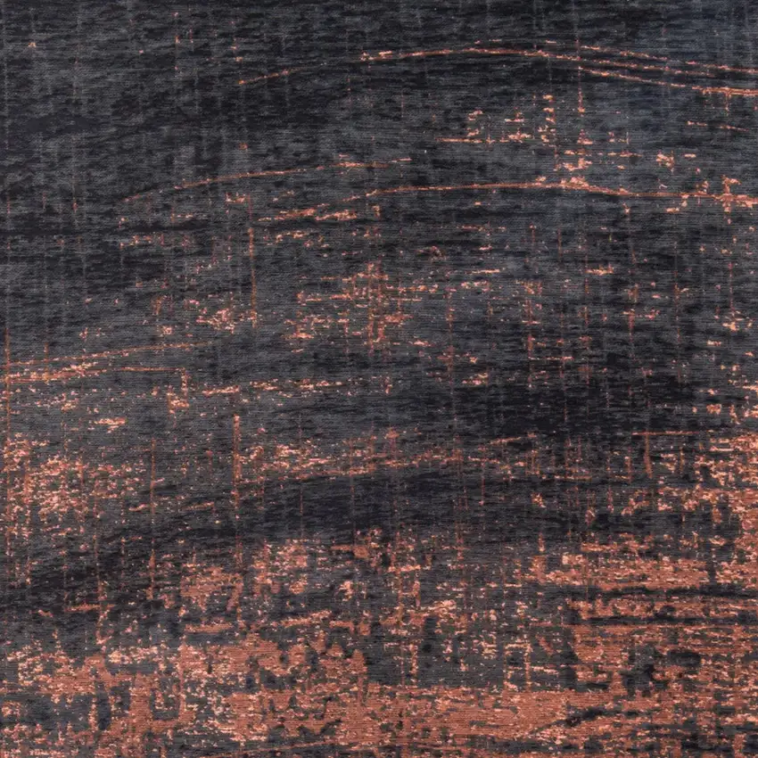 Black and Gold Abstract Non Skid Area Rug Photo 5
