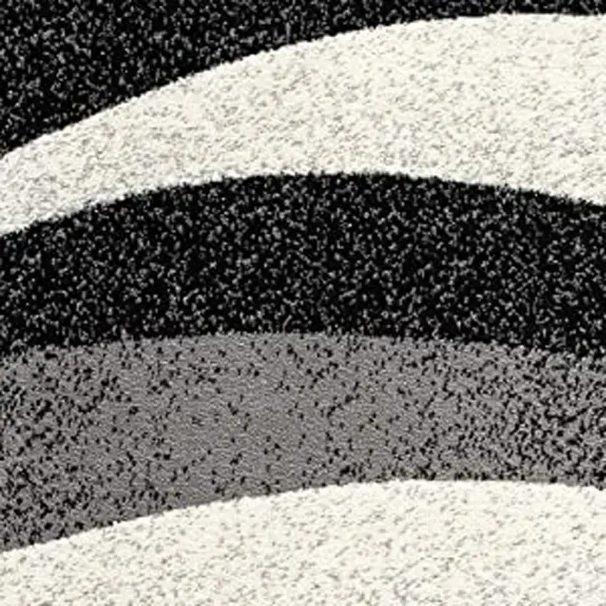 Gray Abstract Dhurrie Area Rug Photo 3