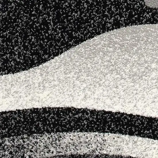 Gray Abstract Dhurrie Area Rug Photo 1