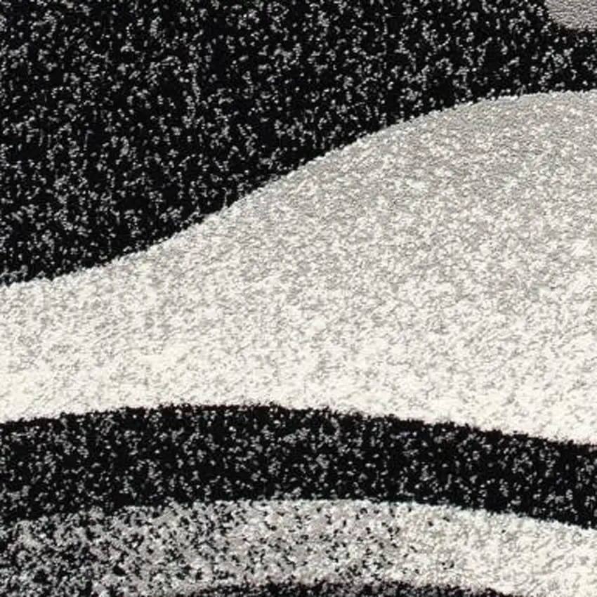 Gray Abstract Dhurrie Area Rug Photo 1