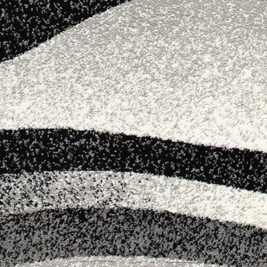 Gray Abstract Dhurrie Area Rug Photo 1